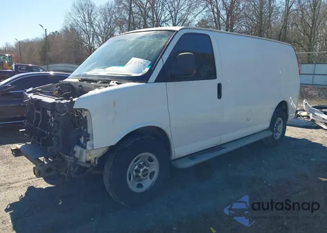 2014 GMC Savana 2500 Work Van z USA, uszkodzony, nr VIN 1GTW7FCAXE1904565